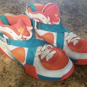 HTF NIKE AIR RAID BRZ:ATOMIC MANGO TURBO GREEN LAZ